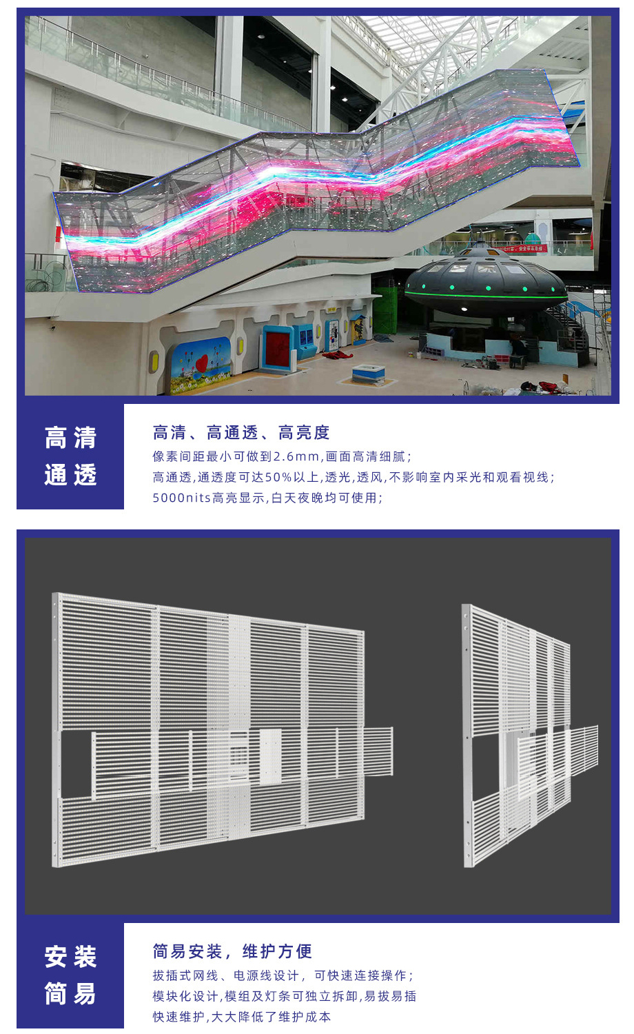 LED透明顯示屏產(chǎn)品詳情